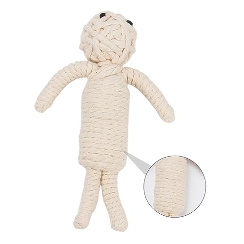 Gatuida 1Stück Halloween Kauspielzeug aus Baumwolle Sicheres und Langlebiges Kürbisdesign für Haustiere Zähneputzen Schützt das Zahnfleisch und Verbessert von Gatuida