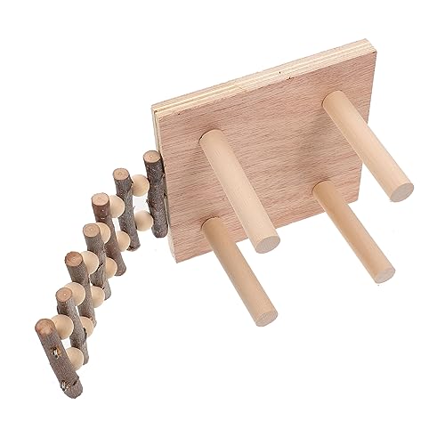 Gatuida 1Stück Holzkletterleiterplattform Für Hamster Mit Beinen Für Käfige Fördert Die Aktivität Und Spielspaß Kleiner Haustiere Gatuida 1Stück Holzkletterleiterplattform Für Hamster Mit Beinen Für Käfige Fördert Die Aktivität Und Spielspaß Kleiner Haustiere von Gatuida