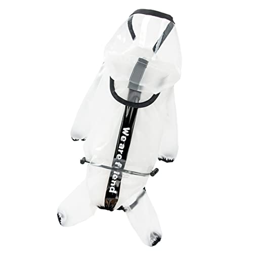 Gatuida 1Stück Hund Regenmantel mit Kapuze Transparente Reflektierende Regenjacke für Outdoor Aktivitäten Faltbares Langlebiges Haustierzubehör für Hunde Gatuida 1Stück Hund Regenmantel mit Kapuze Transparente Reflektierende Regenjacke für Outdoor Aktivitäten Faltbares Langlebiges Haustierzubehör für Hunde von Gatuida