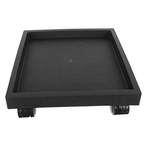 Gatuida 1Stück Quadrat Blumenuntersetzer Mit Wasserspeicher Bewegliches Pflanzentopf Halterung Basisplatte Mit Rädern Für Innen Und Außen von Gatuida