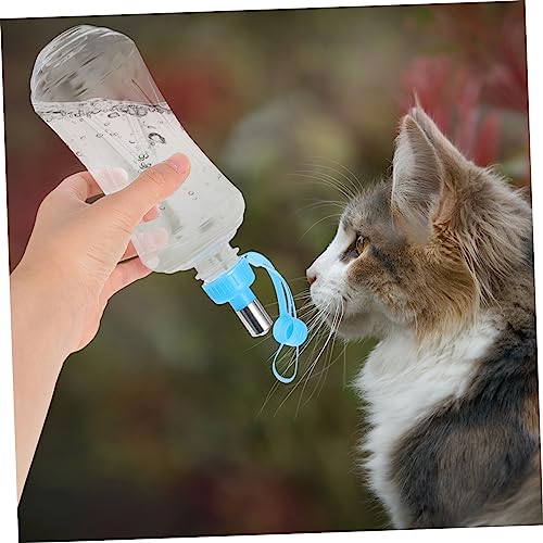 Gatuida 2 STÜCK Teiliges Tragbares Hundetrinkflaschen Auslaufsicher mit Haken Praktischer Wasserspender für Outdoor Wandern Reisen für Kleine Hunde und Welpen von Gatuida