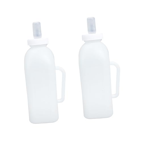 Gatuida 2 Stück Griff Kälberflasche Kälbermilchflasche Milchflasche für Kälber Welpenflasche Nuckelflasche Haustier milchkännchen Kätzchen Milchflasche Futterautomat für Geflügel Kieselgel Gatuida 2 Stück Griff Kälberflasche Kälbermilchflasche Milchflasche für Kälber Welpenflasche Nuckelflasche Haustier milchkännchen Kätzchen Milchflasche Futterautomat für Geflügel Kieselgel von Gatuida