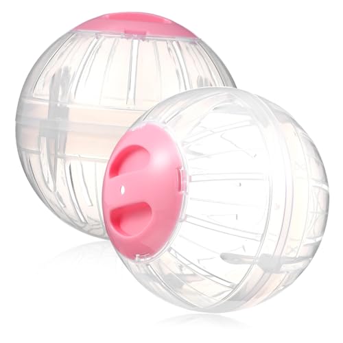 Gatuida 2 Stück Hamster Sportball Zwerghamsterball Critter Frettchen Hamsterball Für Zwerghamster Haustier Meerschweinchen Übung Hamsterzubehör Welpe Hängematte Plastik von Gatuida