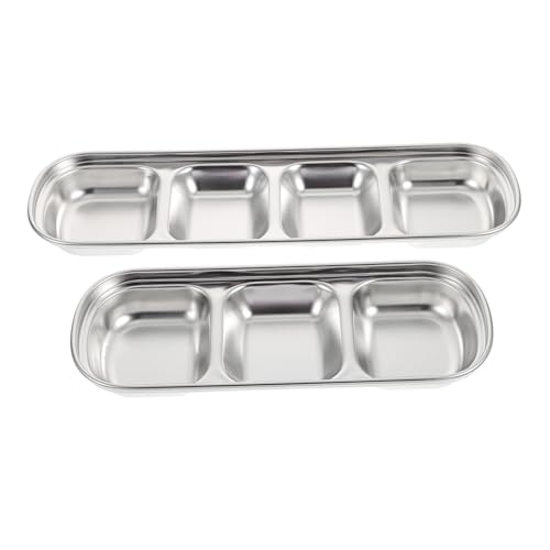 Gatuida 2 Stück Haustier -Fütterungsschale Multi Hund Platte Tierfutter Fächer Kaninchen katzenfutter rostfreier Futterteller Futtertrog mit Mehreren Gittern Rostfreier Silber Gatuida 2 Stück Haustier -Fütterungsschale Multi Hund Platte Tierfutter Fächer Kaninchen katzenfutter rostfreier Futterteller Futtertrog mit Mehreren Gittern Rostfreier Silber von Gatuida