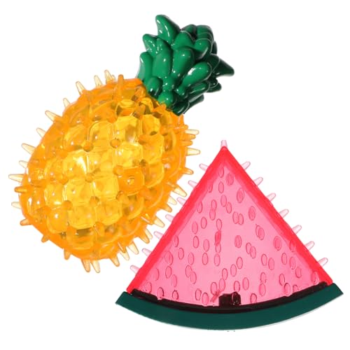 Gatuida 2 Stück Hundekauspielzeug Interaktives Kühlbares Frucht Design für Sommer für Welpen Beim Zahnen Stressreduzierung Gatuida 2 Stück Hundekauspielzeug Interaktives Kühlbares Frucht Design für Sommer für Welpen Beim Zahnen Stressreduzierung von Gatuida