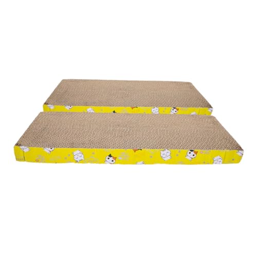 Gatuida 2 Stück Katzenkratzbrett Langlebiges Kratzpad aus Karton Interaktives Fummelbrett für Katzen Stylisches Kratzspielzeug für Entspannung und Spielspaß für Zuhause Gatuida 2 Stück Katzenkratzbrett Langlebiges Kratzpad aus Karton Interaktives Fummelbrett für Katzen Stylisches Kratzspielzeug für Entspannung und Spielspaß für Zuhause von Gatuida