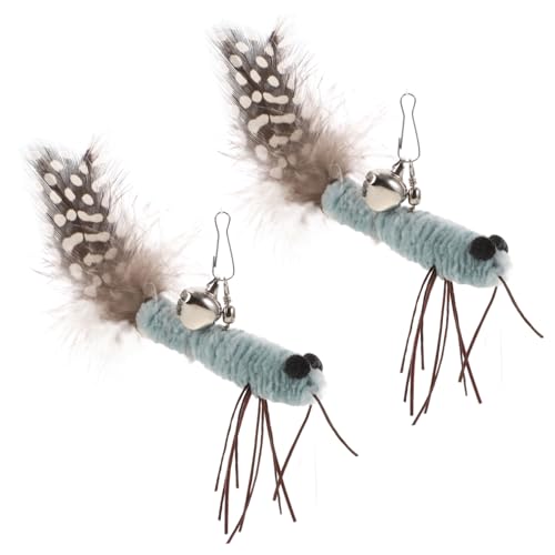 Gatuida 2 Stück Lustige Katzenstick-Nachfüllpackung interaktives katzenspielzeug Insekten-Design Katzenspielzeug Katzenrutenspielzeug interaktives Kätzchenspielzeug für Haustiere Gatuida 2 Stück Lustige Katzenstick-Nachfüllpackung interaktives katzenspielzeug Insekten-Design Katzenspielzeug Katzenrutenspielzeug interaktives Kätzchenspielzeug für Haustiere von Gatuida