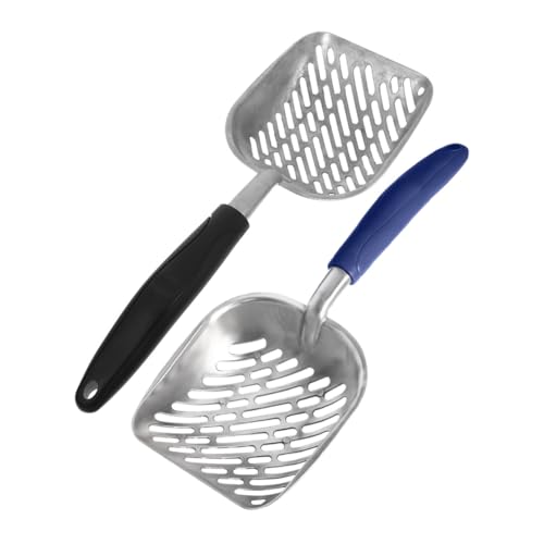 Gatuida 2 Stück Metall Katzenschaufel mit Ergonomischem Griff Große Löcher für Schnelles Langlebige Aluminiumlegierung Passend für Katzenstreuarten Komfortable Reinigungskelle Gatuida 2 Stück Metall Katzenschaufel mit Ergonomischem Griff Große Löcher für Schnelles Langlebige Aluminiumlegierung Passend für Katzenstreuarten Komfortable Reinigungskelle von Gatuida