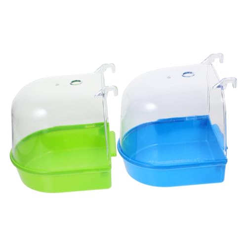 Gatuida 2 Stück Papageien Badewanne Transparentes Stabiles Vogel Badebecken mit Rutschfestem Boden Abnehmbar für Kleine Vögel Wie Wellensittiche für Zuhause und Unterwegs Zufällige Farbe Gatuida 2 Stück Papageien Badewanne Transparentes Stabiles Vogel Badebecken mit Rutschfestem Boden Abnehmbar für Kleine Vögel Wie Wellensittiche für Zuhause und Unterwegs Zufällige Farbe von Gatuida