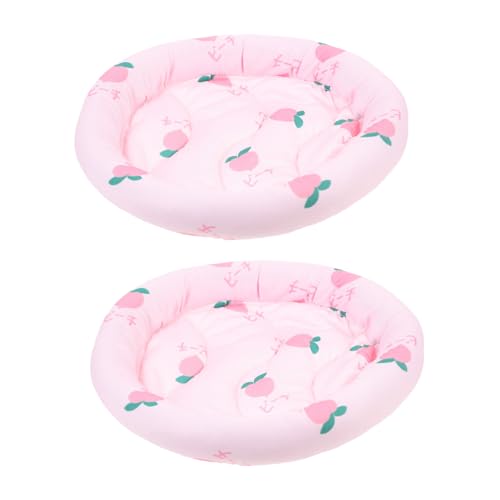 Gatuida 2 Stück Pet EIS Silk Kissen Atmungsaktiv Weiche Hamster Schlafmatte für Sommer Geeignet als Meerschweinchen Einstreu Vielseitig für Käfig Sofa und Boden Hautfreundlich und von Gatuida
