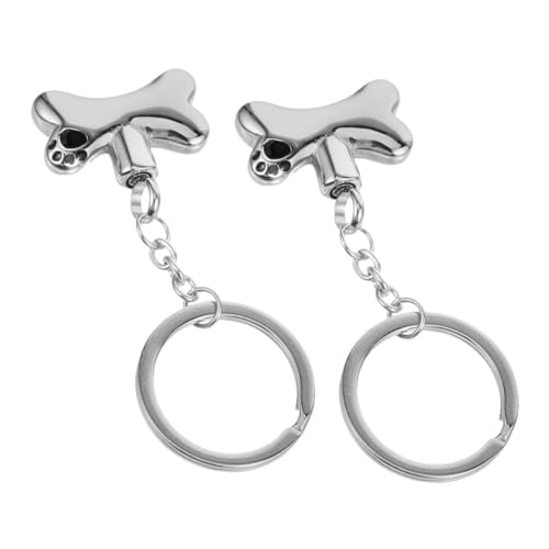 Gatuida 2 Stück Pet Memorial Anhänger Andenken an die Einäscherung Ashes Anhänger Urne Schlüsselanhänger für Haustierfeindung Schlüsselanhänger Urnenschmuck Silber Gatuida 2 Stück Pet Memorial Anhänger Andenken an die Einäscherung Ashes Anhänger Urne Schlüsselanhänger für Haustierfeindung Schlüsselanhänger Urnenschmuck Silber von Gatuida