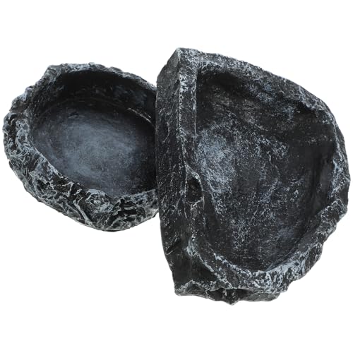 Gatuida 2 Stück Wassernapf für Reptilien Futternapf für Eidechsen Schildkröten Schlangen Sicheres Material Baum Muster für Futter und Wasser Gatuida 2 Stück Wassernapf für Reptilien Futternapf für Eidechsen Schildkröten Schlangen Sicheres Material Baum Muster für Futter und Wasser von Gatuida