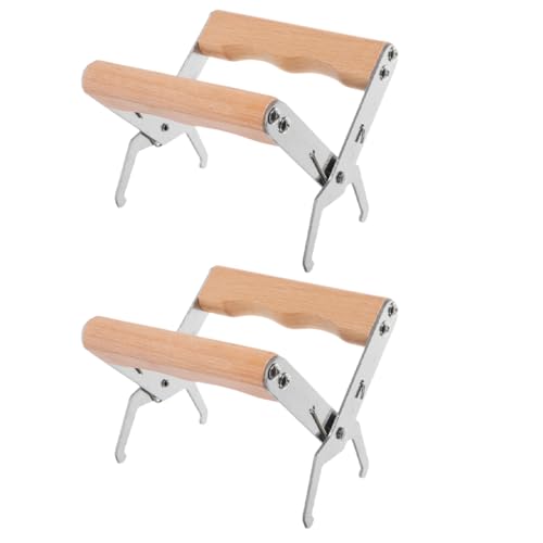 Gatuida 2 Stück Robuste Rahmenzange für Imker mit Ergonomischem Holzgriff Effizientes Werkzeug für Bienenzucht und Honigernte Gatuida 2 Stück Robuste Rahmenzange für Imker mit Ergonomischem Holzgriff Effizientes Werkzeug für Bienenzucht und Honigernte von Gatuida