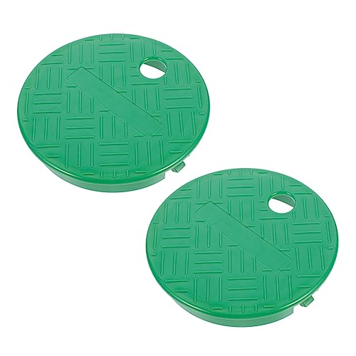Gatuida 2 Stück Sprinkler Ventilbox Abdeckung Teiliges Ersatzdeckel für Bewässerungssysteme und Langlebig für Garten und Landwirtschaft Einfache Installation von Gatuida