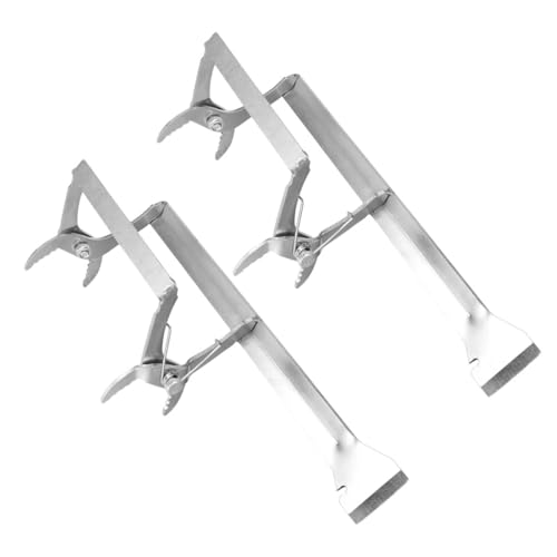 Gatuida 2 Stück Teiliges Beekeeping Hive Tool Robuster Metallrahmenhalter mit Ergonomischem Griff Kombiniert Greifer Rahmenheber und Schaber für Effiziente Honigernte und Inspektion von Gatuida
