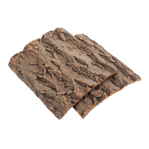 Gatuida 2 Stück Teiliges Kork Terrarium Backdrop Natürliche Korkrinde Klettermatte für Reptilien Vielseitige Aquarium und Terrarien Dekoration Fördert Klettern und Artinteraktion von Gatuida