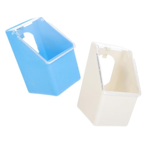 Gatuida 2 Stück Teiliges Tauben futtersilo aus Robustem Kunststoff Langlebig Beißfest und Verschleißarm mit Praktischem Einloch Design Einfach zu Reinigen Montieren Geeignet für von Gatuida