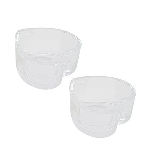Gatuida 2 Stück Transparente Hamsterfutterschalen aus Sicherem Material Spritzgeschützte Stabile Kleintierschalen für Wasser und Futter Geeignet für Hamster Meerschweinchen Chinchilla Gatuida 2 Stück Transparente Hamsterfutterschalen aus Sicherem Material Spritzgeschützte Stabile Kleintierschalen für Wasser und Futter Geeignet für Hamster Meerschweinchen Chinchilla von Gatuida
