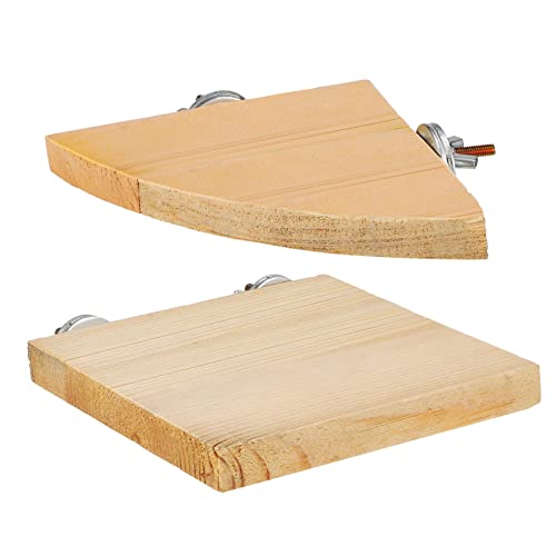 Gatuida 2 Stück Vogel Sitzplattformen aus Holz für Wellensittiche und Andere Vögel Kletterstandplätze für Vogelkäfig Zubehör Fördert Aktivität und Bewegung Gatuida 2 Stück Vogel Sitzplattformen aus Holz für Wellensittiche und Andere Vögel Kletterstandplätze für Vogelkäfig Zubehör Fördert Aktivität und Bewegung von Gatuida