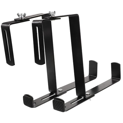 Gatuida 2 Stück Wandhaken zum Aufhängen von schweren Lasten Pflanzen hängen Töpfe für eingetopft Zäune Stand Hanging Basket blumenampeln Outdoor-Pflanzen Pflanzenhalterhaken Eisen Black von Gatuida