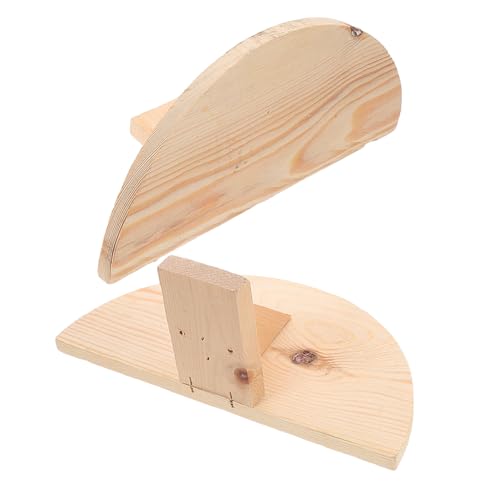Gatuida 2 Stücke Robuster Holzständer für Tauben und Papageien Plattform für Vögel Käfigen Leicht zu Reinigen Langlebig und Sicher für Kleine Haustiere von Gatuida