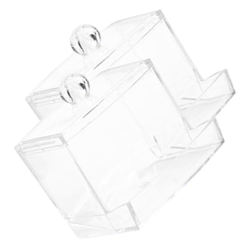 Gatuida 2Stücke Automatischer Hühnerfutterspender No Mess Rutin Hühnerfütterung Transparente Futterschalen Für Einfache Fütterung Von Geflügel Und Vögeln von Gatuida