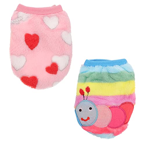 Gatuida 2Stücke Bunny Kostüm Für Kleine Warmes Haustier Shirt Für Süße Cosplay Outfits Für XXS Kleidung Für Kleine von Gatuida
