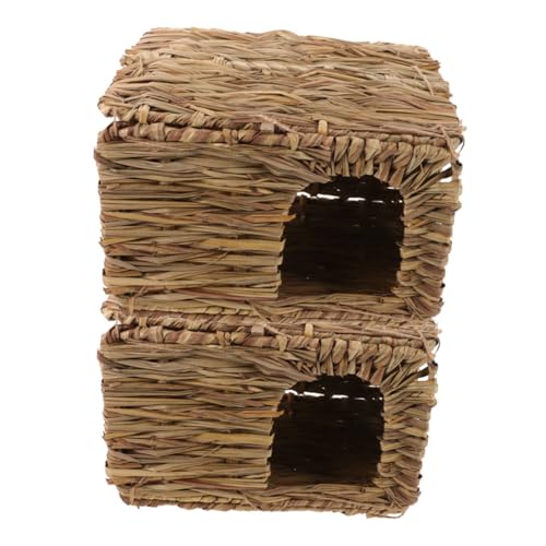 Gatuida 2 Stücke Faltbare Gras Kaninchenhütte für Meerschweinchen Interaktives Versteck für Kleintiere Tragbar und Vielseitig für Kaninchen und Frettchen Natürliches Material Gatuida 2 Stücke Faltbare Gras Kaninchenhütte für Meerschweinchen Interaktives Versteck für Kleintiere Tragbar und Vielseitig für Kaninchen und Frettchen Natürliches Material von Gatuida