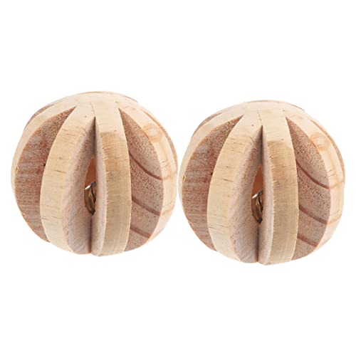 Gatuida 2stücke Holz Spielzeug Für Hamster Und Kaninchen Kauspielzeug Mit Glocke Aus Natürlichem Holz Molaren Spielzeug Für Kleintiere Zum Beißen Und Kauen Gatuida 2stücke Holz Spielzeug Für Hamster Und Kaninchen Kauspielzeug Mit Glocke Aus Natürlichem Holz Molaren Spielzeug Für Kleintiere Zum Beißen Und Kauen von Gatuida