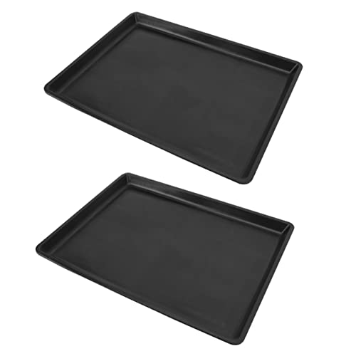 Gatuida 2Stücke Hundekäfig Bettpan Pet Poop Tray Für Schwarze Toilette Für Haustiere Langlebige Und Praktische Hundekäfigzubehörteile Gatuida 2Stücke Hundekäfig Bettpan Pet Poop Tray Für Schwarze Toilette Für Haustiere Langlebige Und Praktische Hundekäfigzubehörteile von Gatuida
