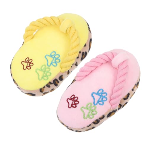 Gatuida 2Stücke Plüsch Hundespielzeuge Slipper Form Bissfestes Kauspielzeug für Welpen Teething Toys und Interaktives Molspielzeug für Gesunde Zähne Gatuida 2Stücke Plüsch Hundespielzeuge Slipper Form Bissfestes Kauspielzeug für Welpen Teething Toys und Interaktives Molspielzeug für Gesunde Zähne von Gatuida