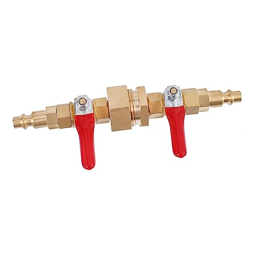 Gatuida 2Stücke Schnelladapter Für Winterfestes Entleeren Blowout Adapter Für Garten Schlauchanschlüsse Mit Ventil Standard Zubehör von Gatuida