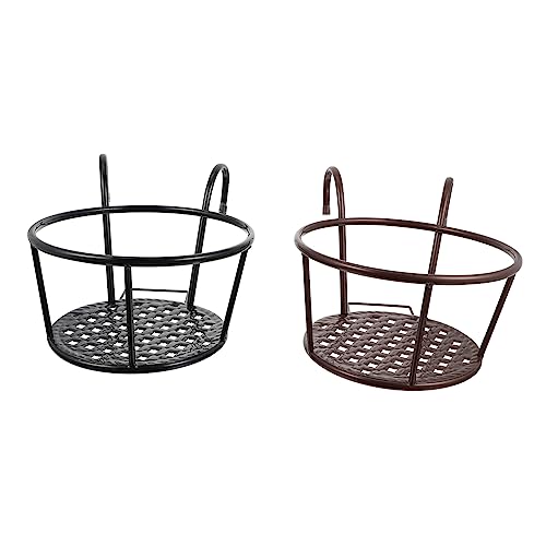 Gatuida 2Stücke Wandhängende Blumenregal Für Halterung Für Geländer Und Antikes Design Fensterbank Und Gartenpflanzen von Gatuida