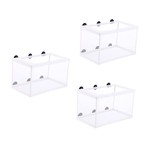 Gatuida 3 Stück Aquarium Aufzuchtbox mit Saugnapf Kleine Fischbrut Isolationsboxen aus Feinem Netz Erhöhte Überlebensrate für Jungfische Einfach Montierbar und Leicht zu Reinigen Geeignet Gatuida 3 Stück Aquarium Aufzuchtbox mit Saugnapf Kleine Fischbrut Isolationsboxen aus Feinem Netz Erhöhte Überlebensrate für Jungfische Einfach Montierbar und Leicht zu Reinigen Geeignet von Gatuida