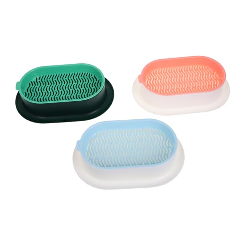 Gatuida 3 Stück Hydroponische Katzengras Box Plastikfreie Sprossenschalen für Drinnen Transparente Anzuchtbehälter mit Einfachem Wachstumstracking für Katzenfreundliche Pflanzenzucht von Gatuida