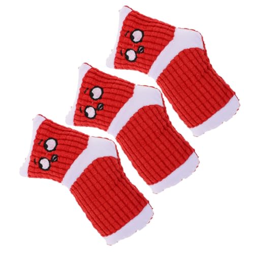 Gatuida 3 Stück Langeweile Cartoon Socken Bereicherung Kauspielzeug Für Hunde Hundespielzeug Quietschspielzeug Welpenspielzeug Pfote Interaktives Haustier Unzerstörbares von Gatuida