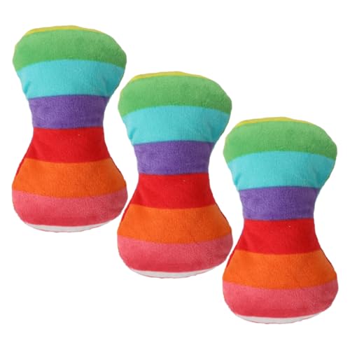 Gatuida 3 Stück Teiliges Quietschspielzeug für Hunde Plüschknochen Waschbar für Welpen und Kleine Hunde Fördert Spielerisches Lernen und Gatuida 3 Stück Teiliges Quietschspielzeug für Hunde Plüschknochen Waschbar für Welpen und Kleine Hunde Fördert Spielerisches Lernen und von Gatuida