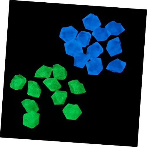 Gatuida 300 Stück Aquarium Dekorationen Für Aquarien Murmeln Steine Kieselsteine Kies Für Den Garten Erbsenkies LED Substrat Aquarium Aquarium Kiesharz von Gatuida