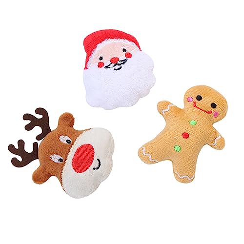 Gatuida 3Stücke Weihnachts Plüschspielzeug Für Interaktive Kauspielzeuge Mit Katzenminze Langlebig Und Quietschend Für Haustiere Zur Beschäftigung Und Zahnpflege Gatuida 3Stücke Weihnachts Plüschspielzeug Für Interaktive Kauspielzeuge Mit Katzenminze Langlebig Und Quietschend Für Haustiere Zur Beschäftigung Und Zahnpflege von Gatuida
