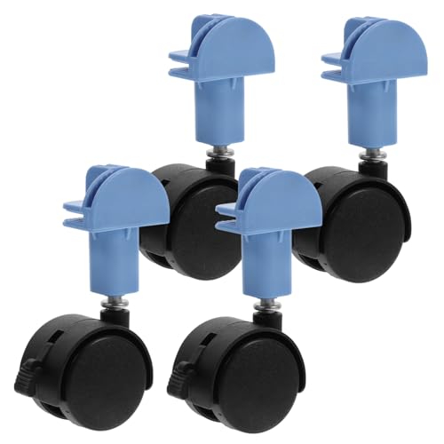 Gatuida 4 Pcs Haustier Kiste Casters Schwenkräder Utility Cart Räder Rolling Crape Wheel Cat Cage Räder Ersatz Für Haustierträger Und Möbel von Gatuida