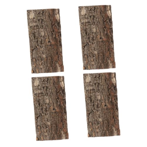 Gatuida 4 Stück Aquarium Landschaftsbau Aquarium Aquarium Fisch Aquarienpflanzen wandverkleidung Wand polsterung Reptil Korkrinde Rinde für Desktop-Aquarien Natürliche Kork rinde von Gatuida