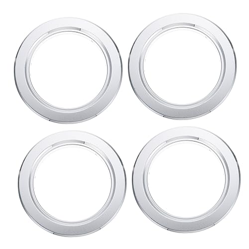 Gatuida 4 Stück Box Anti Biss Ring Für Brutkasten Anti Biss Vogelhaus Schutz Zubehör Loch Vogelnest Outdoor Vogelhäuser Nistringe Vögel Holznestring Silber Aluminium von Gatuida