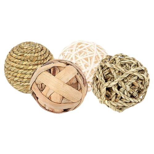 Gatuida 4 Stück Hamster-Takraw-Ball- Hamsterbälle Korbspielzeug Kaubälle Für Katzen Hamsterspielzeug Kleine Tiere Bälle Meerschweinchen Kauspielzeug Für Die Zähne Stroh Gatuida 4 Stück Hamster-Takraw-Ball- Hamsterbälle Korbspielzeug Kaubälle Für Katzen Hamsterspielzeug Kleine Tiere Bälle Meerschweinchen Kauspielzeug Für Die Zähne Stroh von Gatuida
