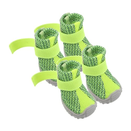 Gatuida 4 Stück Haustier Jahreszeiten Sportschuhe Kleine Hundefutter Hund Atmungsaktiv Haustierfußabdeckung Pfoten Hundestiefel Haustierschuhe Für Kleine Hunde Grün Polyester Gatuida 4 Stück Haustier Jahreszeiten Sportschuhe Kleine Hundefutter Hund Atmungsaktiv Haustierfußabdeckung Pfoten Hundestiefel Haustierschuhe Für Kleine Hunde Grün Polyester von Gatuida