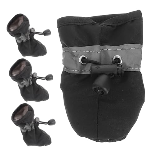 Gatuida 4 Stück Hundeschuhe rutschfest für Mittelgroße Atmungsaktive und wasserdichte Booties mit Reflektierenden Materialien für Drinnen und Draußen Sicherer Sitz Bequemer Pfotenschutz Gatuida 4 Stück Hundeschuhe rutschfest für Mittelgroße Atmungsaktive und wasserdichte Booties mit Reflektierenden Materialien für Drinnen und Draußen Sicherer Sitz Bequemer Pfotenschutz von Gatuida