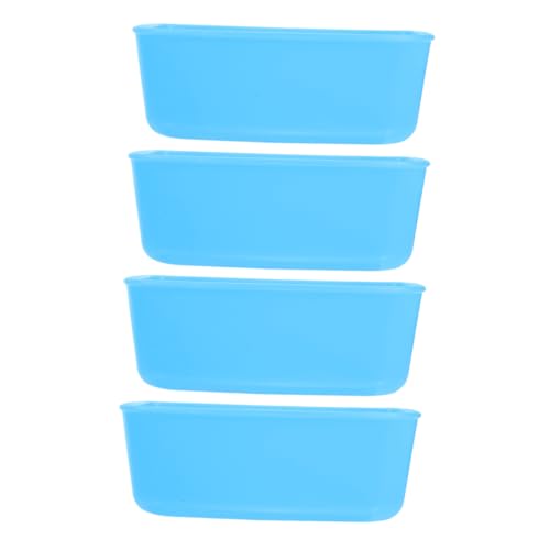 Gatuida 4 Stück Papageien Futter und Wassernapf Teilig Kunststoff Hängend für Vogelkäfige Einfach zu Reinigen für Mehrere Vögel Blau S Gatuida 4 Stück Papageien Futter und Wassernapf Teilig Kunststoff Hängend für Vogelkäfige Einfach zu Reinigen für Mehrere Vögel Blau S von Gatuida