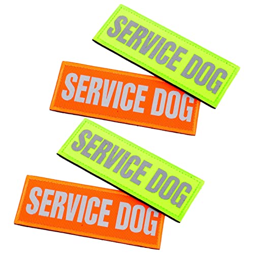 Gatuida Reflektierende Diensthund Patches 4 Stück für Hundegeschirr Leicht Hautfreundlich für Nachteinsätze Hundedekoration für Servicehunde Gatuida Reflektierende Diensthund Patches 4 Stück für Hundegeschirr Leicht Hautfreundlich für Nachteinsätze Hundedekoration für Servicehunde von Gatuida