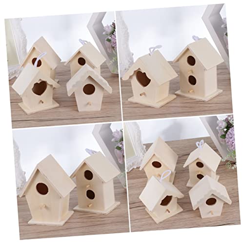 Gatuida 4 Stück Teiliges DIY Holz Vogelnest mit Herzform Zweiloch Doppelstock und Spitzenrand Natürliche Holzfarbe Kreative Garten und Wohnraumdekoration Langlebig und Vielseitig für Gatuida 4 Stück Teiliges DIY Holz Vogelnest mit Herzform Zweiloch Doppelstock und Spitzenrand Natürliche Holzfarbe Kreative Garten und Wohnraumdekoration Langlebig und Vielseitig für von Gatuida
