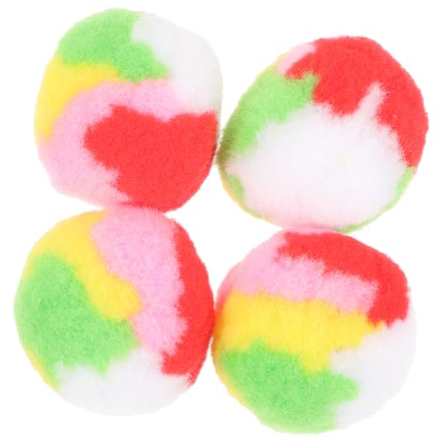 Gatuida 4 Stück Teiliges Katzen Kratzspielzeug Bunte Plüschbälle für Indoor Katzen und Kätzchen Interaktive Weiche und Spielbälle zur Beschäftigung und Krallenpflege Gatuida 4 Stück Teiliges Katzen Kratzspielzeug Bunte Plüschbälle für Indoor Katzen und Kätzchen Interaktive Weiche und Spielbälle zur Beschäftigung und Krallenpflege von Gatuida