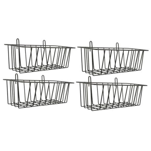 Gatuida 4 Stück Teiliges Metall Heuraufe Futterspender für Kaninchen und Kleintiere aus Robustem Eisen mit Glatter Oberfläche Großer Kapazität Geeignet für Kaninchenkäfig und Freigehege von Gatuida